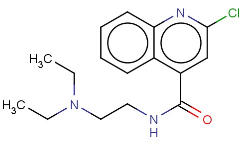 2-CHLORO-N-[2-(DIETHYLAMINO)ETHYL]-4-QUINOLINECARBOXAMIDE